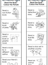 FREE Reading Challenge Bookmarks
